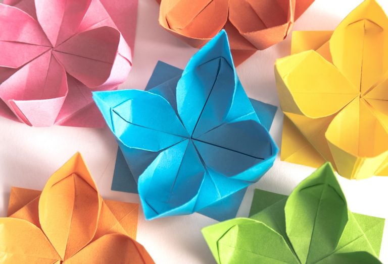 lotus flower paper folding
