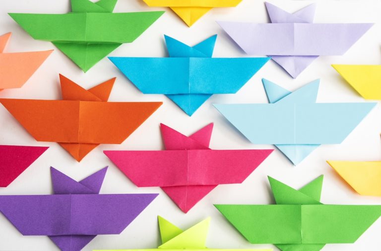 paper folding bird easy